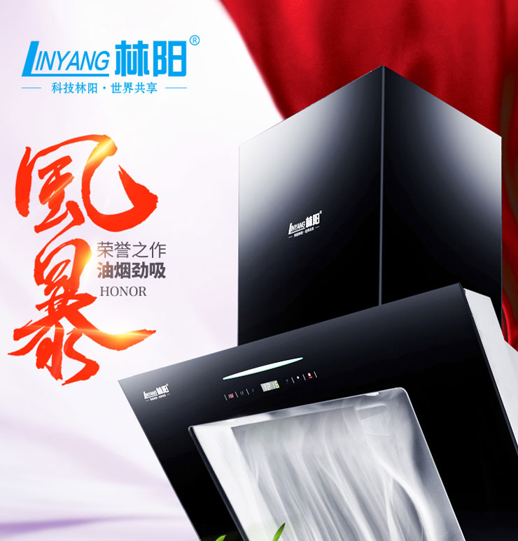 林阳牌劲霸A1侧吸吸油烟机