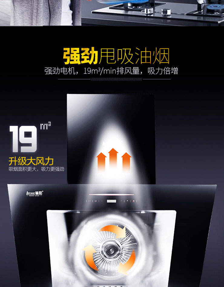 林阳牌劲霸A1侧吸吸油烟机